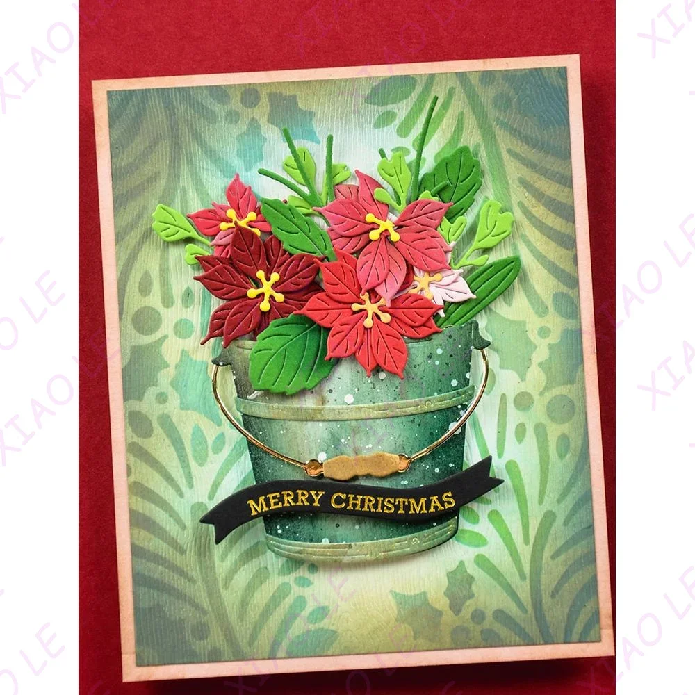 Selamat Natal Perayaan Kereta Luncur Metal Cutting Dies Diy Scrapbooking Kerajinan Kertas Buatan Tangan Membuat Album Kartu Templat Embossing 2025