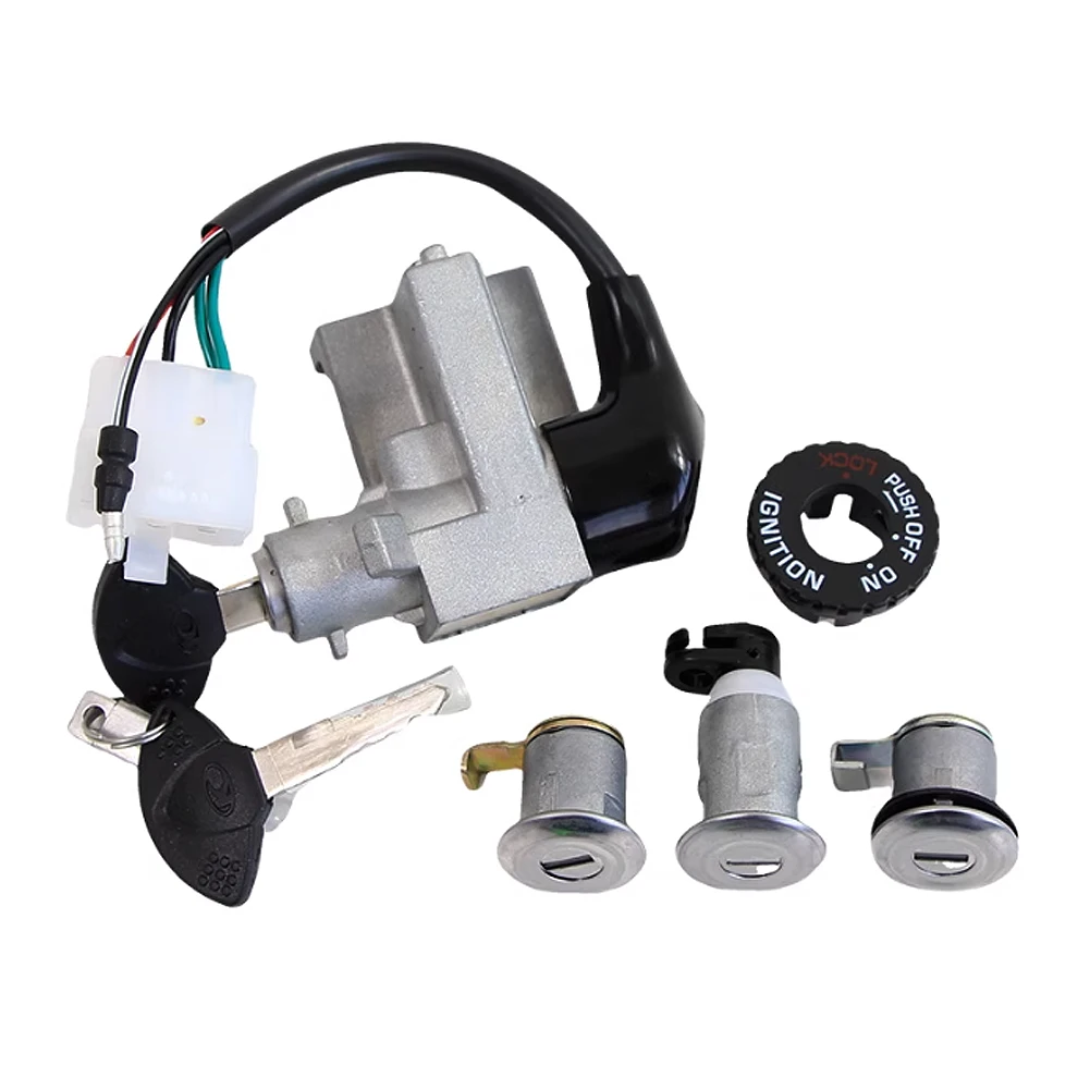 

Motorcycle For Kymco LIKE180 CK175T Ignition Switch Start Power Door Lock Electric Key lock Seat Lock Tail Box Lock