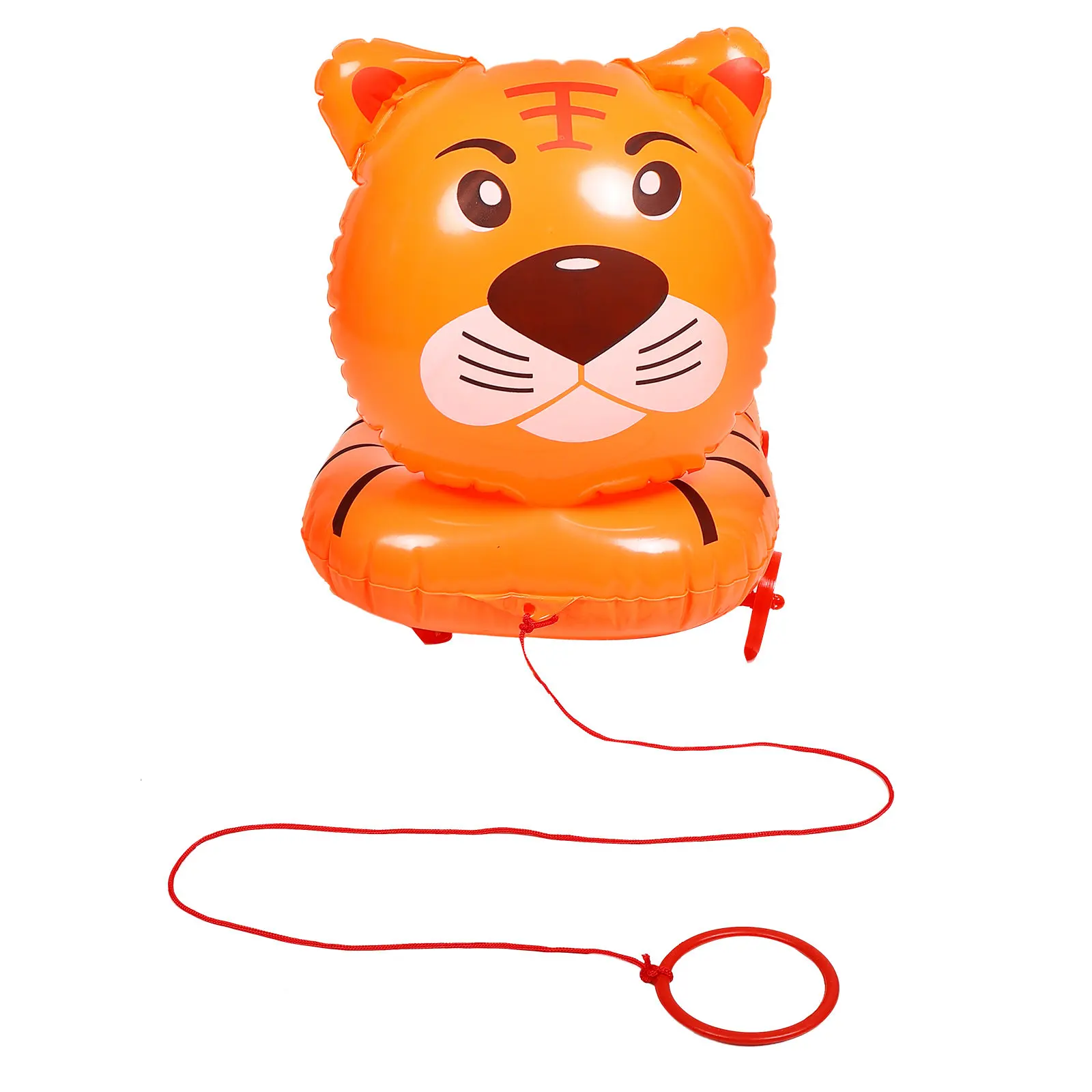 

Walking Animal Balloons Tiger Shaped Inflatable Farm Animals Kids Birthday Party Decorations Birthday Party Supplies Pull String