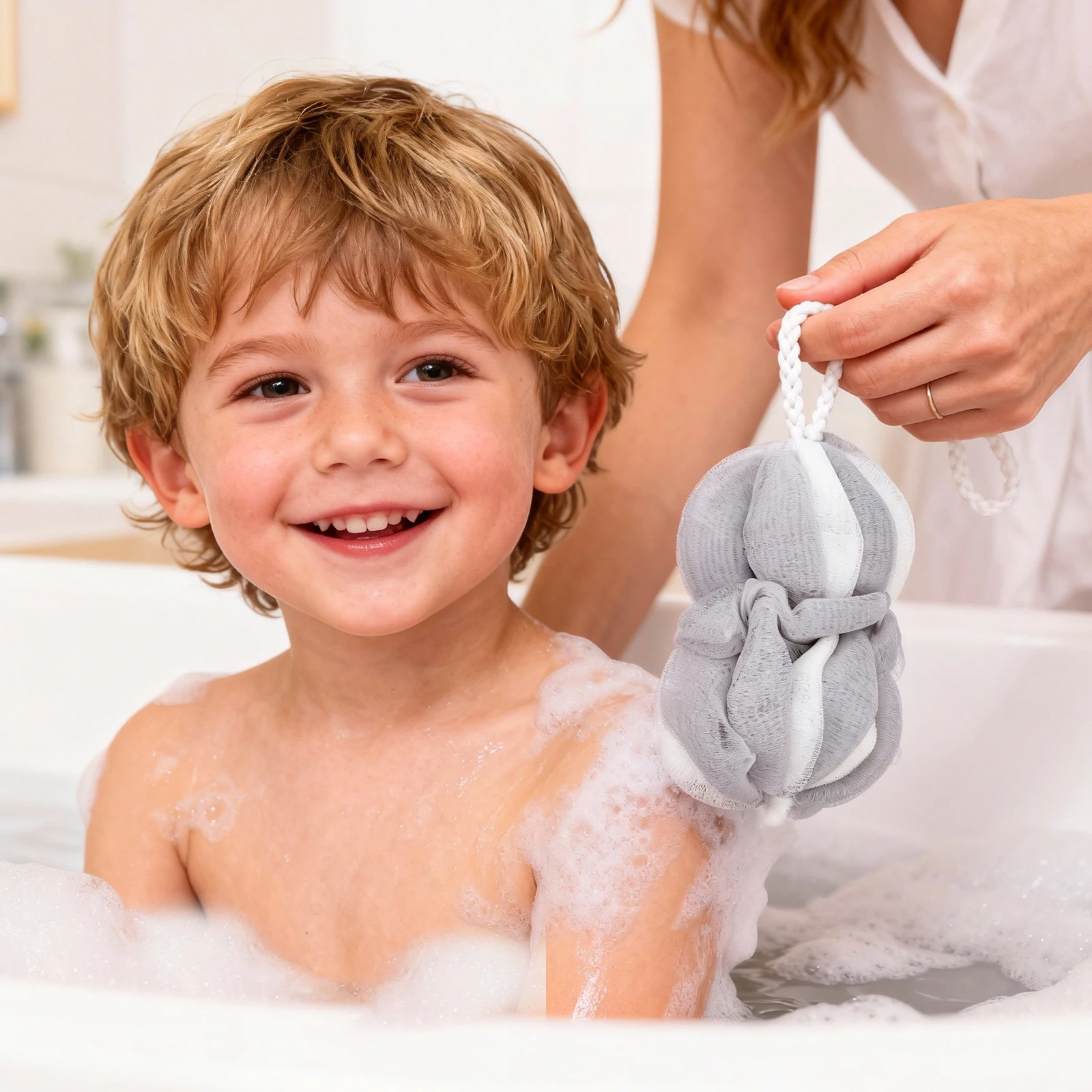 

2pcs Cartoon Balls For Bathroom Bath Balls Home Mesh Shower Sponges Bubble Bathing Supplies Scrubber Ball Bathroom Tools