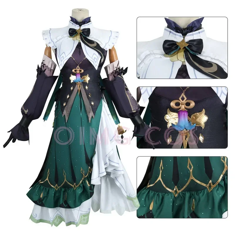 أزياء MN1 Genshin Impact Emilie التأثيرية أزياء الهالوين الأنيمي للرجال Game9*Jy