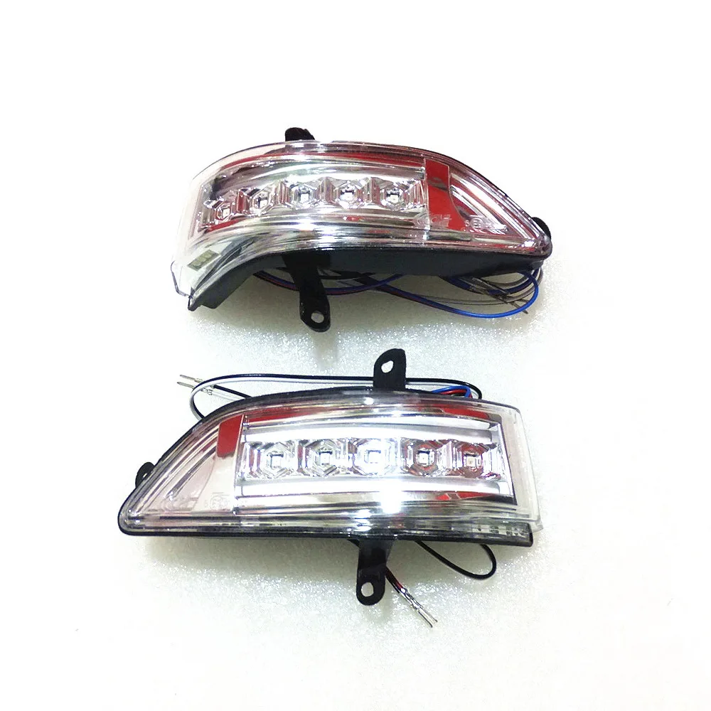 July King LED Rear-view Mirror Lights; Turn Signals, DRL, Ground Lamp case for Honda CR-V III Crosstour Stepwgn RG1/2/3/4, 3in1