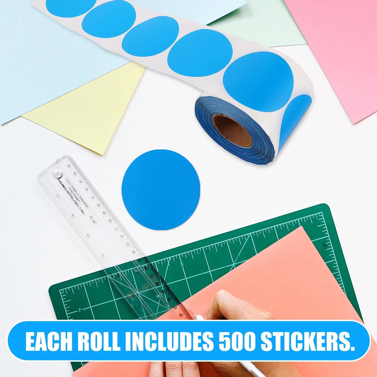 

Colorful Label Paper Sealing Stickers Envelope Seals for Envelopes Gift Tags Homemade Glue Labeling