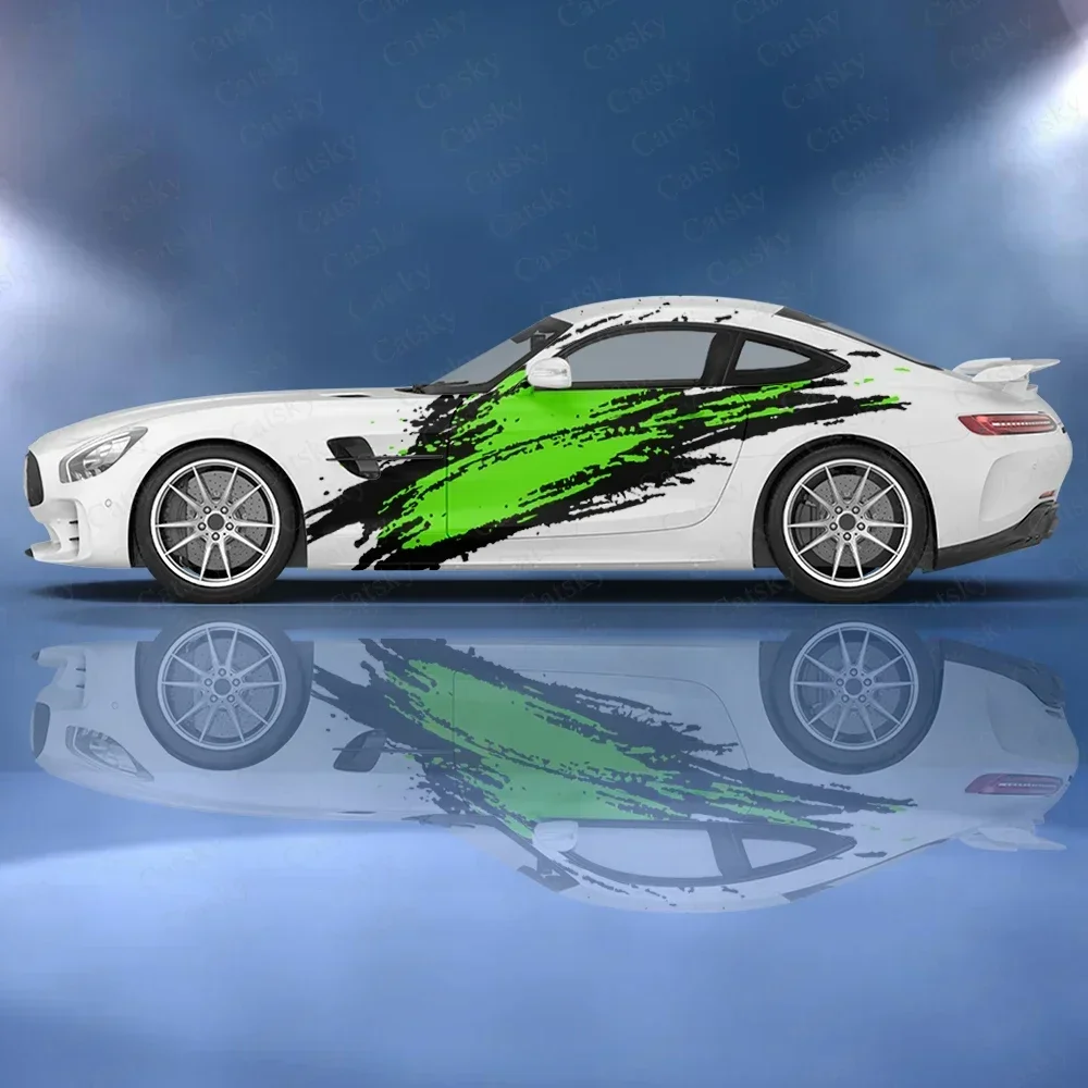 

Абстрактные красочные автомобильные виниловые наклейки, самоклеящаяся наклейка из ПВХ, подходит для грузовиков, внедорожников, декор, автоаксессуары, подарок