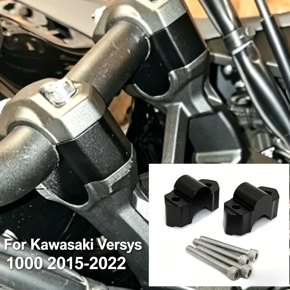 For Kawasaki Versys 1000 2015 2016 2017 2018 2019 2020 2021 2022 Motorcycle Handlebar Riser Move Height Up 26MM Bracket