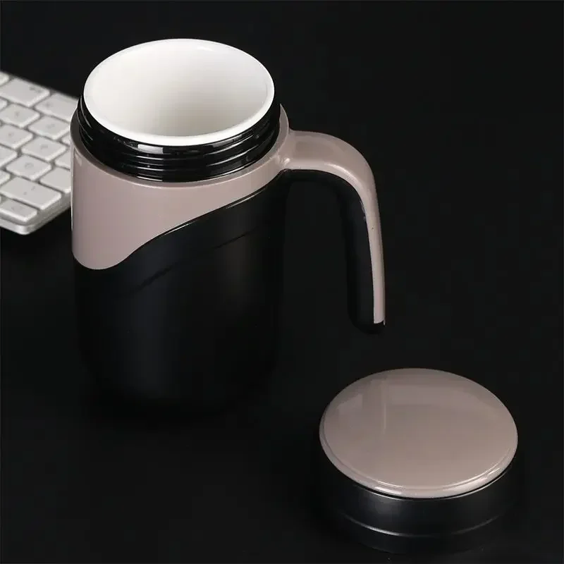 380-550ML Ceramic Thermos Mug Office Bone China Liner Vacuum Leakage Proof Ceramic Water Cup Insulation Home Coffee Mug