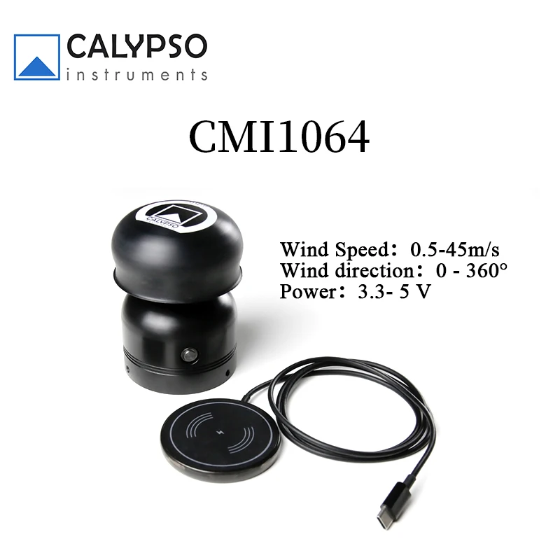CALYPSO CMI1064 Ultra-Low-Power Long Range Wind Sensor (LoRa) Anemometer Receiver ABS Material Temperature Range -10~50