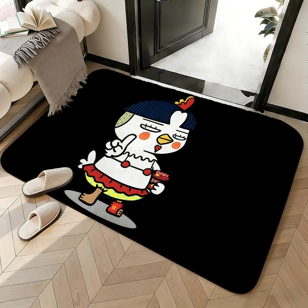 Soft Absorbent Non-Slip Rug Food popular Samyang Buldak Ramen Floor Mat Home Decor Doormat Bedroom Floor Mat Shower Carpet