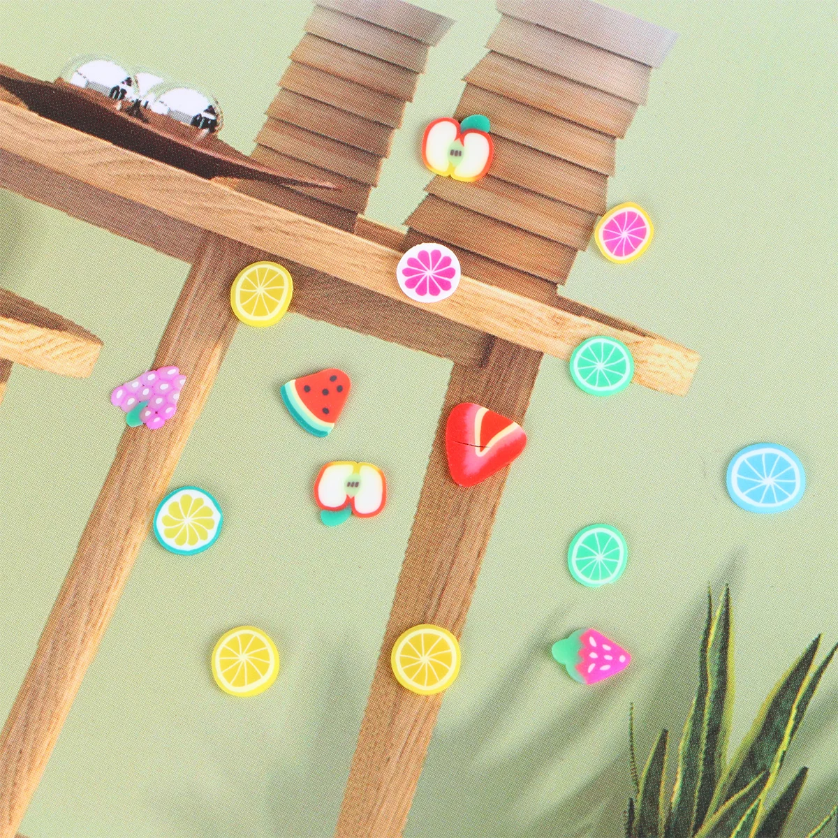 1000Pcs Nail Art Decor Polymer Clay Slices Colorful Soft Clay DIY Decoration Manicure Tool Nail Beauty Accessories