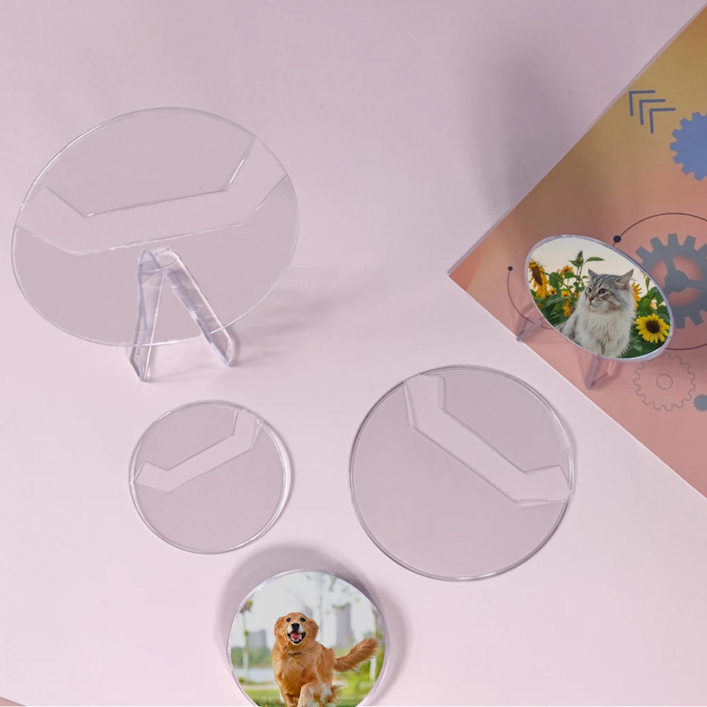 투명 Ita 가방 핀 케이스 배지 보호대 케이스, 애니메이션 배지 핀 장식, Ita 가방 액세서리, 배지 디스플레이 슬리브, 5 개