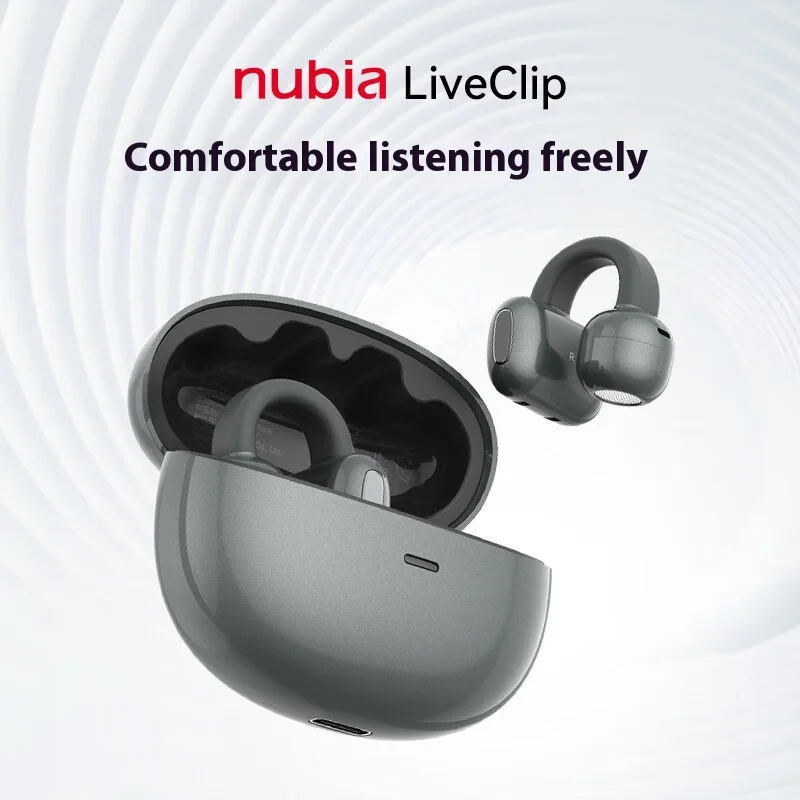 Nubia LiveClip Wireless Bluetooth Earphones Bone Conduction Running Sports Games Long Range Customized Earphones