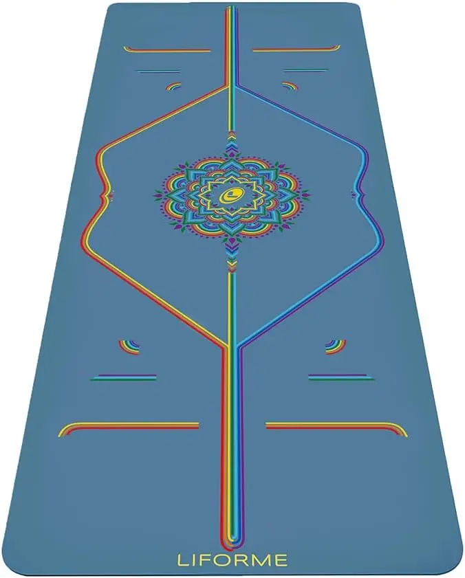 

Printed Yoga Mat with Free Bag - Non-Slip, Eco-Friendly, Sweat-Resistant for Comfortable Practice