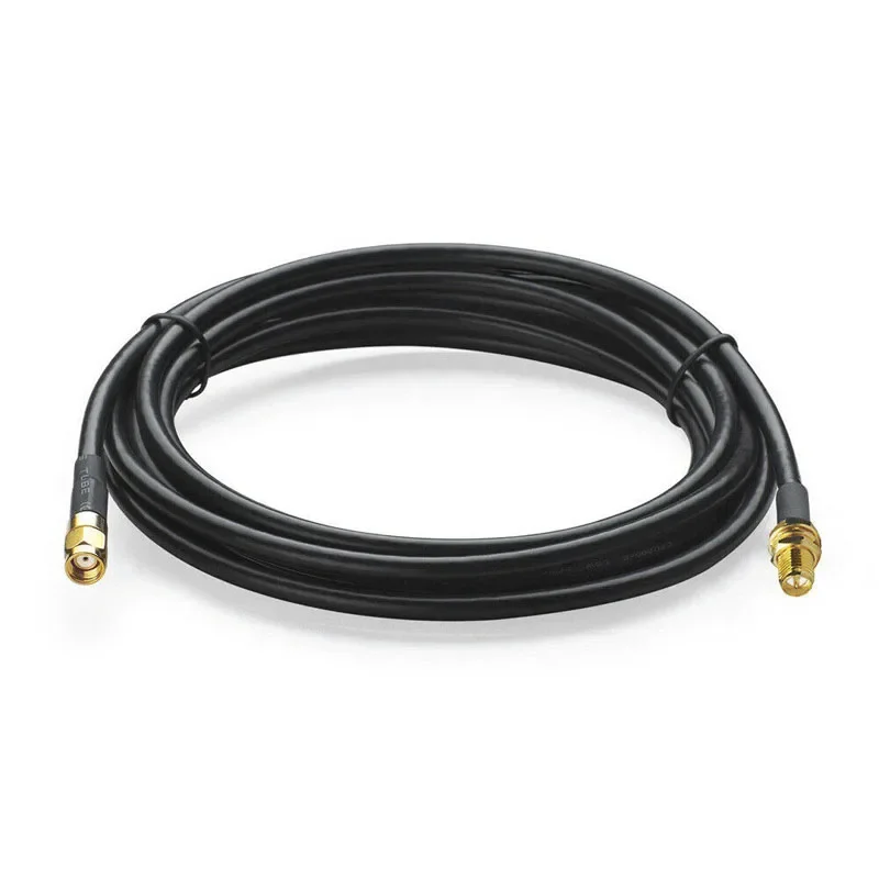 

50cm/1m/3m/5m/10m Any length AR-152 AR-148 Tactical Antenna RP-SMA Male to Female Coaxial Extend Cable for Wi-Fi Router Radio