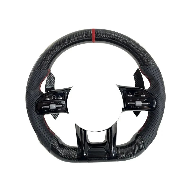 

Hot Sale Carbon Fiber Steering Wheel Universal Car Modification Accessory