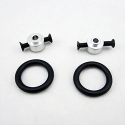 4PCS 3.0/3.17/4.0MM Airplane Propeller Protection Adapter Prop Saver with Screws Rubber O Rings Kit for RC Drone Motor