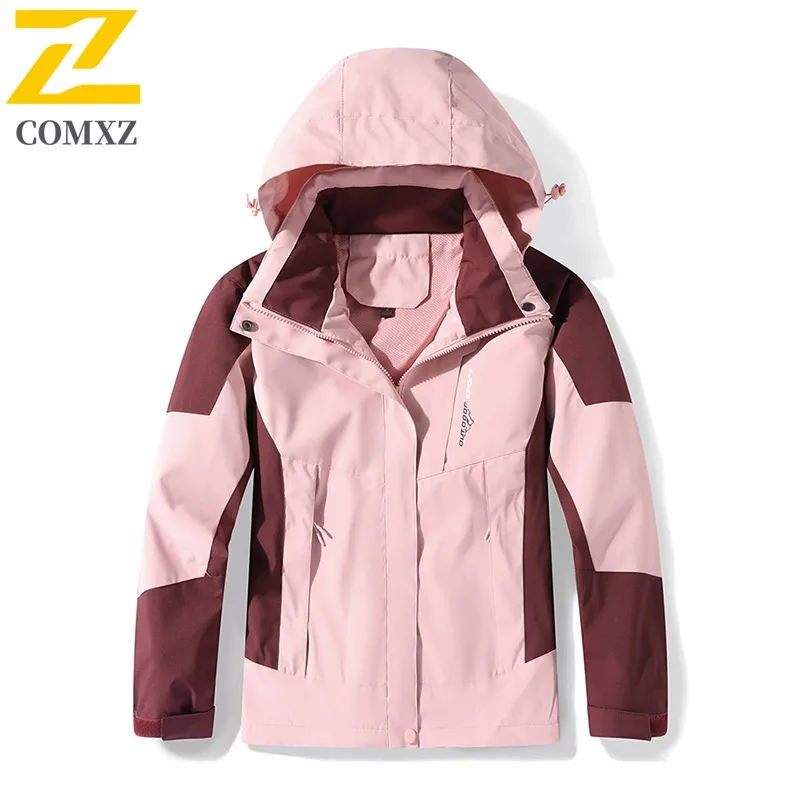 COMXZ Giacca da uomo premium Nuovi classici Cappotto leggero da lavoro con cappuccio staccabile Escursionismo Stile casual Comfort Abbigliamento primaverile autunnale