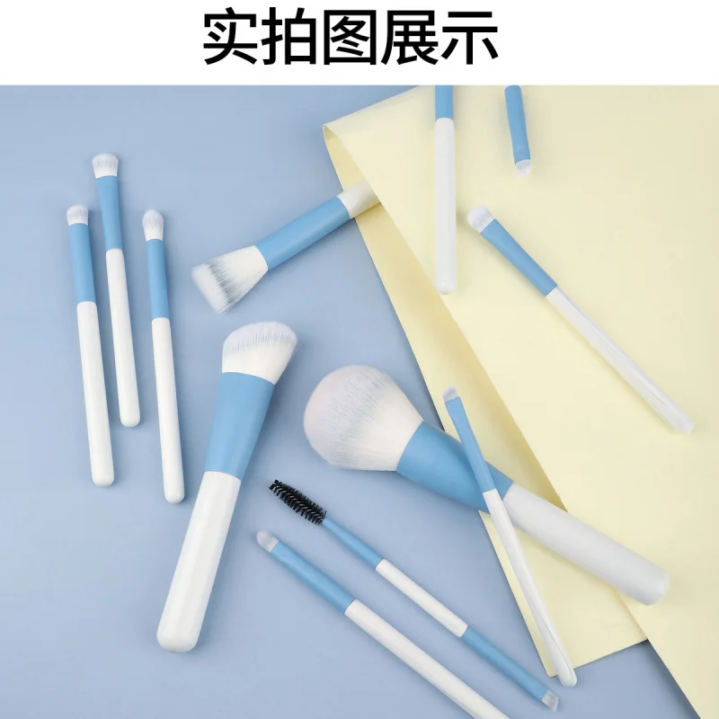 12Zhihuayang Qingkong Beginners Full Set Soft Bristle Powder Eyeshadow Brush Beauty Makeup Tools