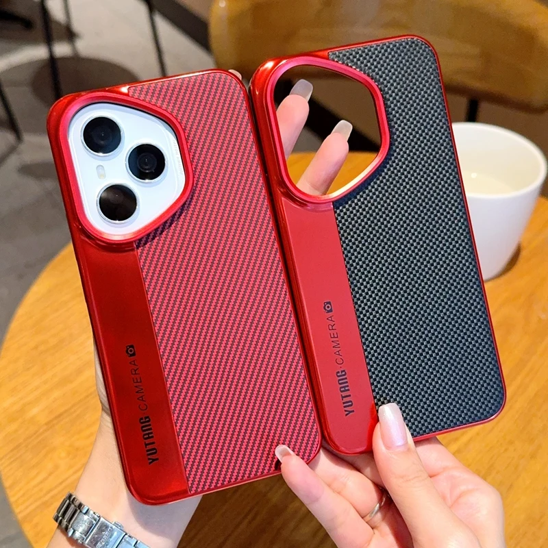 

Чехол для Huawei Honor 400 Pro, жесткий красный чехол для камеры, магнитная защитная задняя крышка с беспроводной зарядкой для Honor 400 400 Pro, чехол для телефона