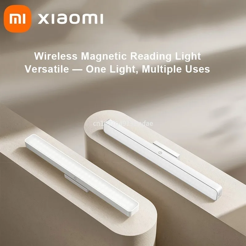 

New Mijia Magnetic Reading Lamp 36cm Extended Lamp Head Ra90 2000mah Uniform Light Adjustable Lamp Head Three Gears 150lm Home