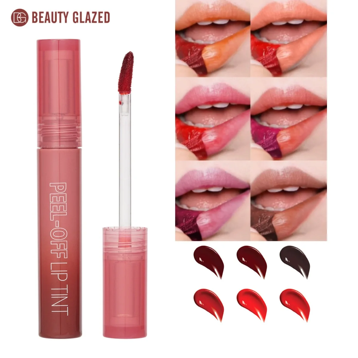 Tear lip glaze matte matte surface tear lipstick improves complexion long-lasting moisturizes and fades lip lines Makeup
