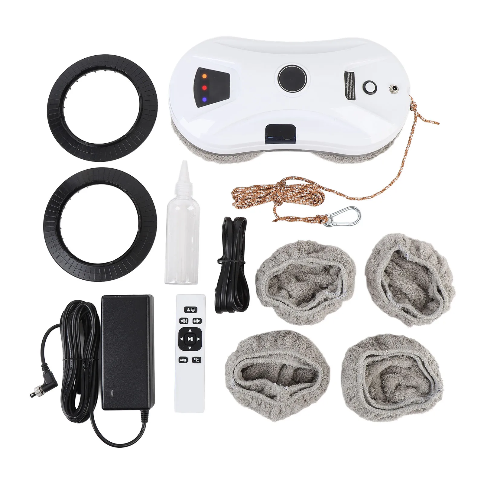 روبوت تنظيف النوافذ 2800Pa كشف الحواف AI تخطيط الممر الذكي منظف النوافذ الذكي للاستخدام المنزلي التجاري