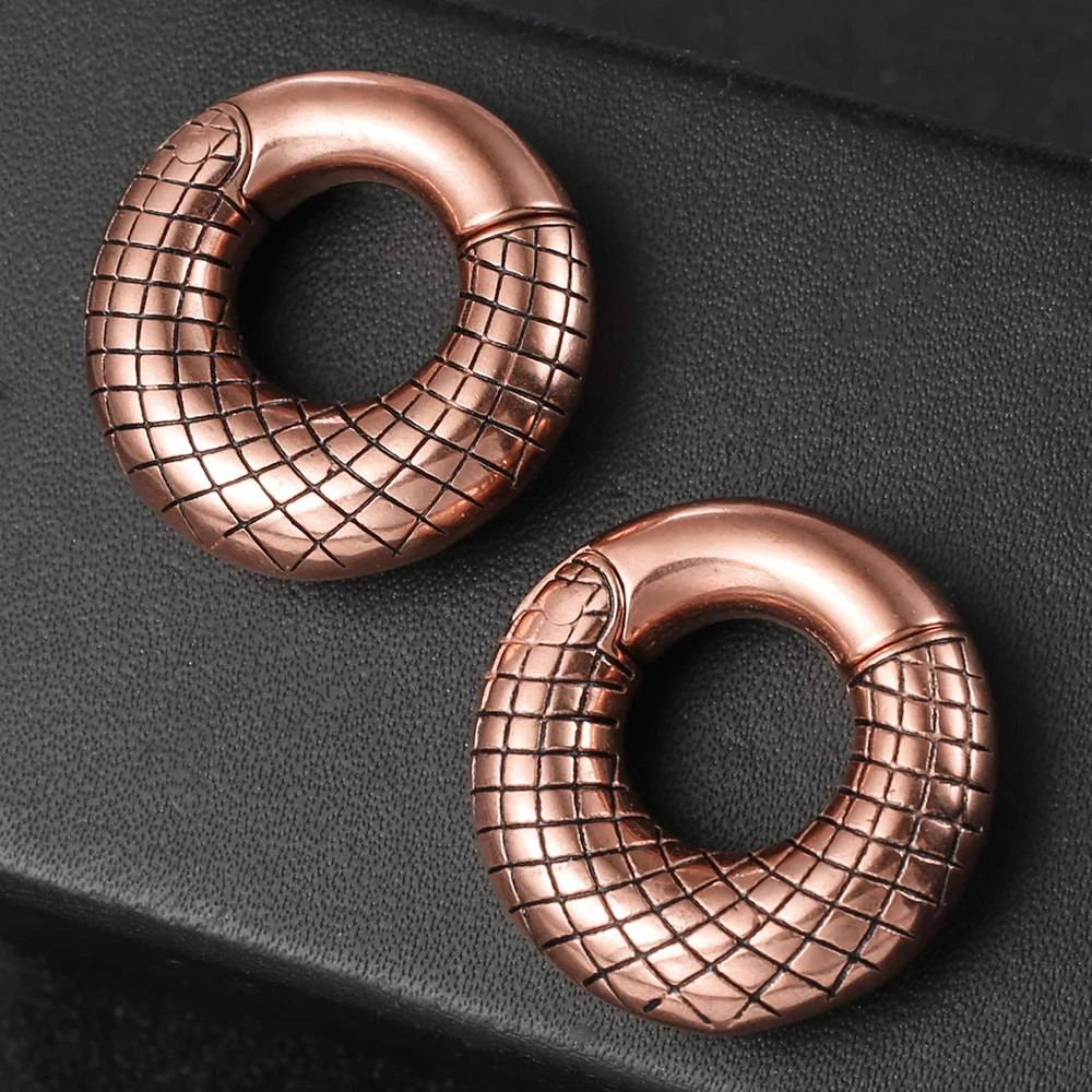 Casvort 10 قطعة 316L الفولاذ المقاوم للصدأ الأذن المستديرة المقابس الأنفاق الأذن الأوزان الأذن مقاييس ثقب النساء الرجال مجوهرات للجسم بالجملة #5