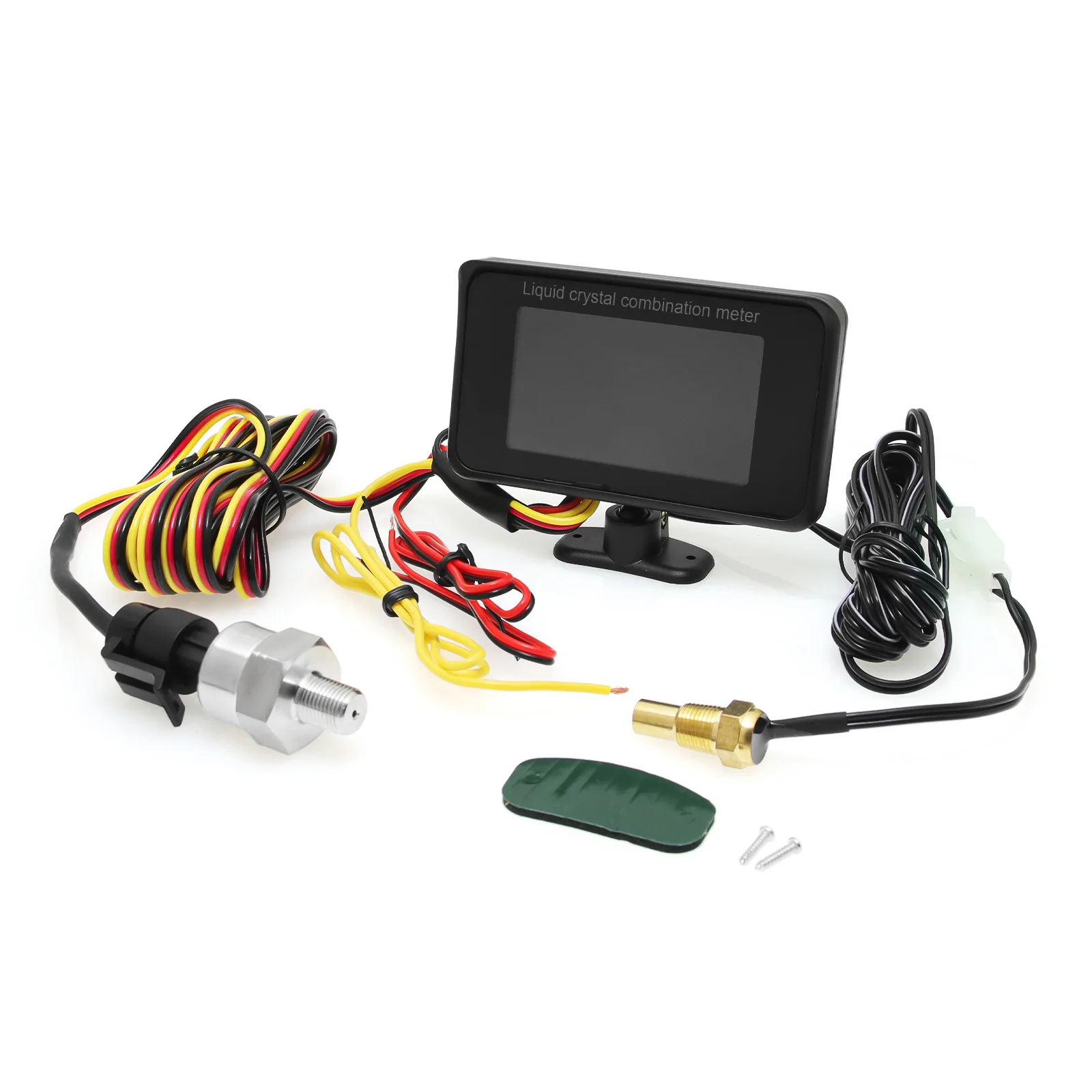 4-in-1 Auto LCD-Anzeige Digitale Öldruck-, Spannungs-, Wassertemperatur- und Kraftstoffanzeige Universelles Instrument 9-36V für Auto, LKW, SUV, Wohnmobil – Detail 6