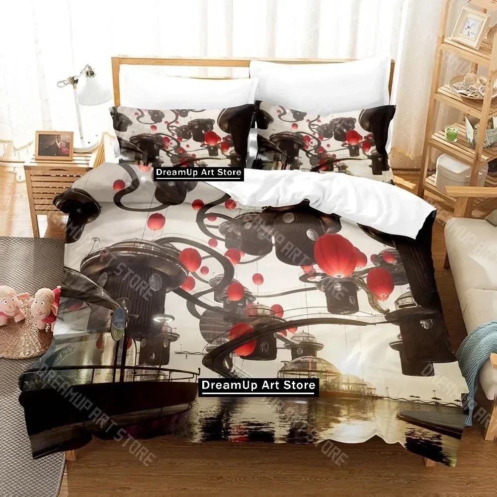 2026 3D Print Atomic Heart Bedding Set Single Twin Full Queen King Size Bed Set Adult Kid Bedroom Duvetcover Sets 3D Print Anime