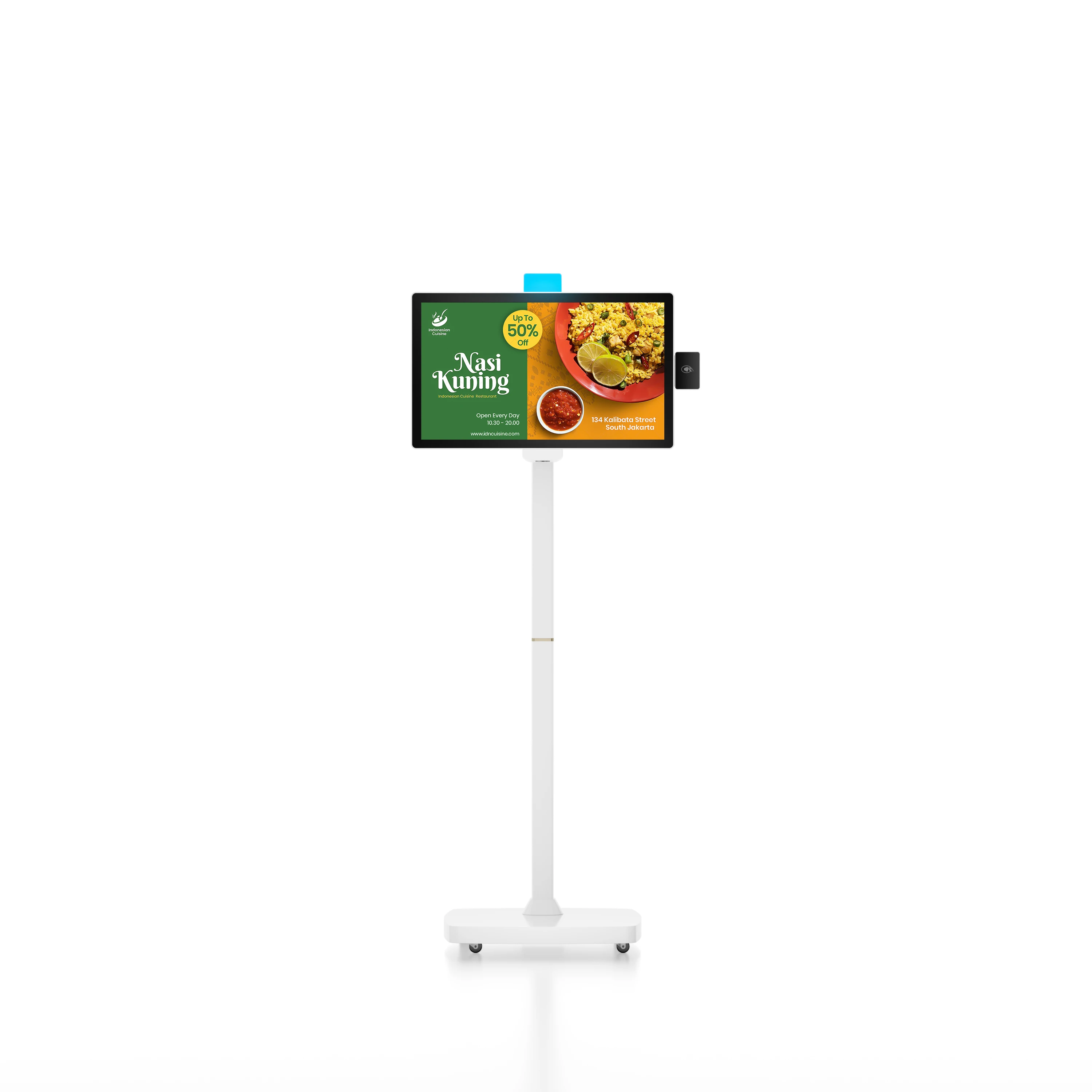 Screen Kiosk Self Ordering Machine for Restaurant 21.5 Inch Windows Interactive Self Service Payment Kiosk Automatic Touch