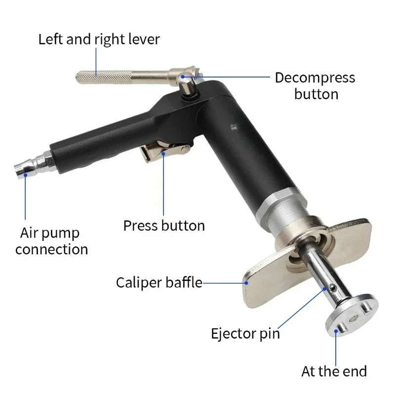 Pneumatic brake sub-pump piston return adjustment rust-proof ratchet replacement brake pad disassembly and assembly reset tool