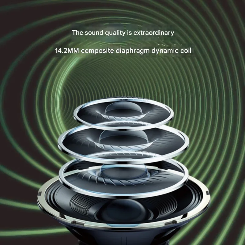 

STUMPE D85 Bluetooth-гарнитура, металлический музыкальный наушник, эргономичные наушники, цифровой шум, прочные наушники-крючки с низкой задержкой