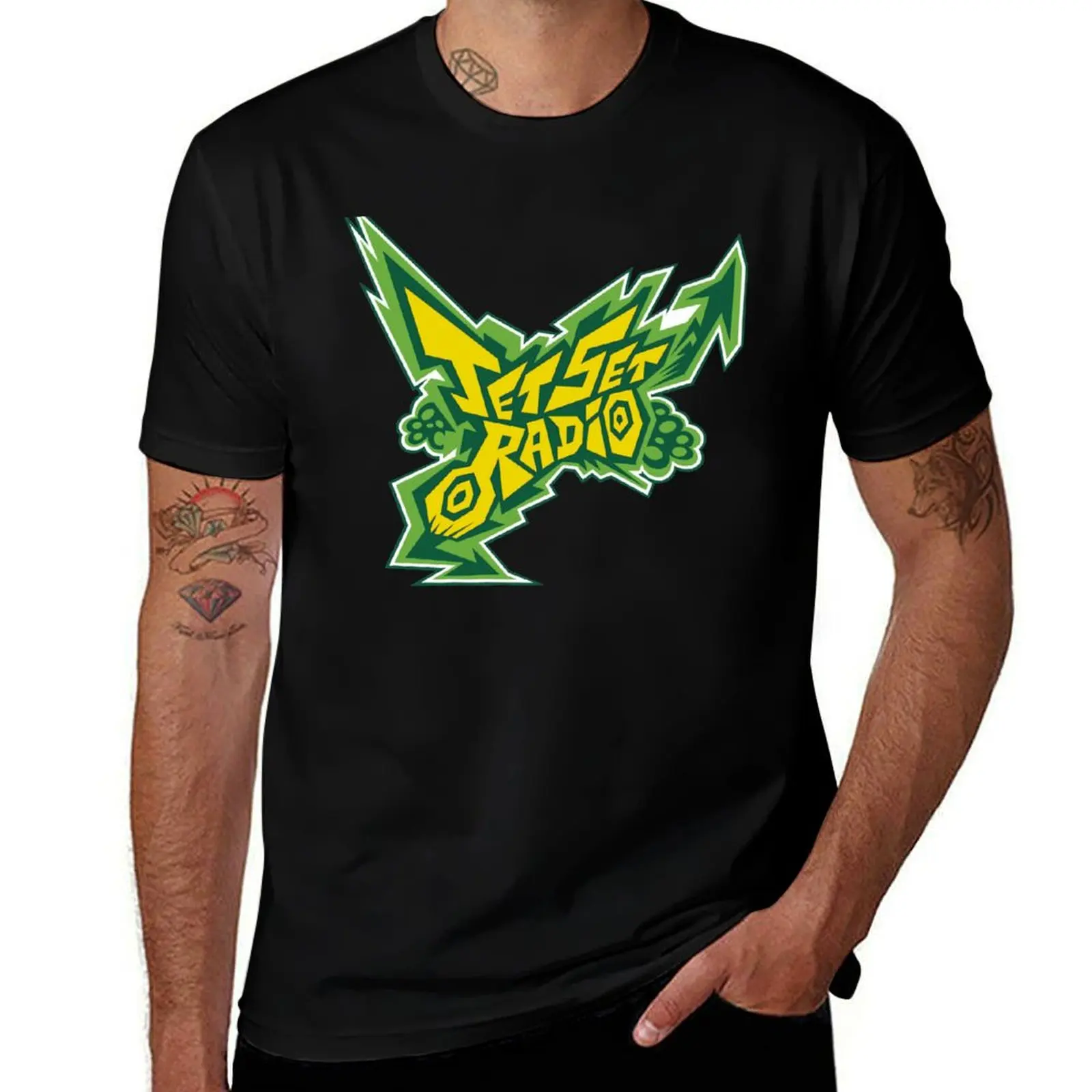 

Jet Set Radio Logo T-Shirt Large Size Breathable Tee