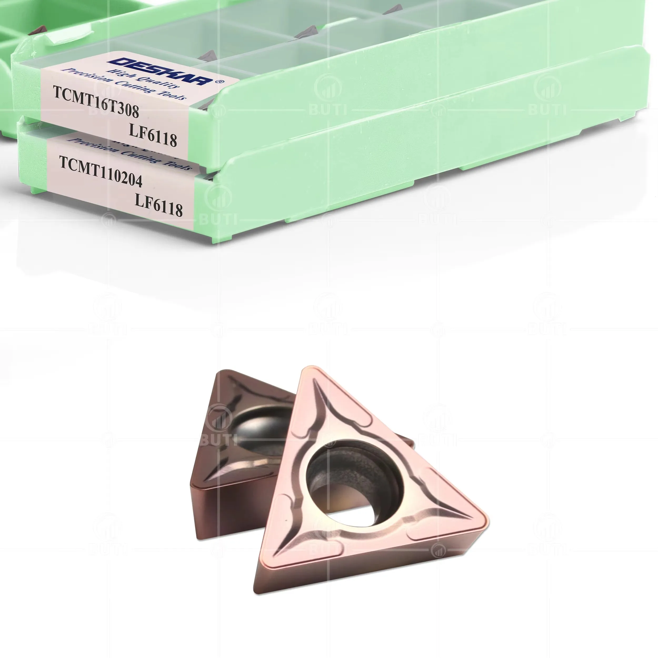 デスカル TCMT 110204   TCMT 110208   TCMT16T304 TCMT16T308 LF6118 100% オリジナル CNC 旋盤内円切削工具 Hardmeta ブレードツール