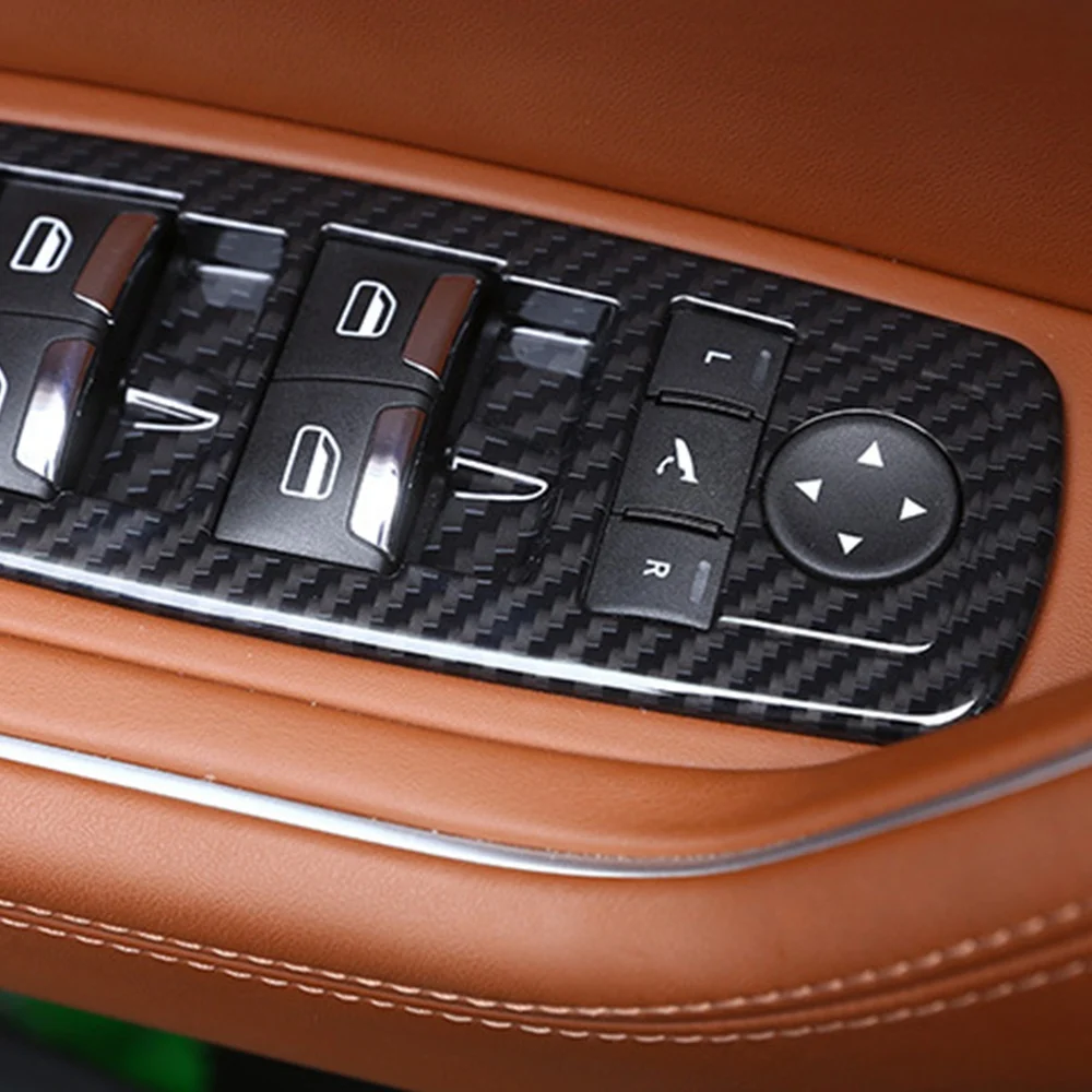 

Крышка кнопки подъема окна двери автомобиля, отделка салона автомобиля для Maserati Levante 2016-2019