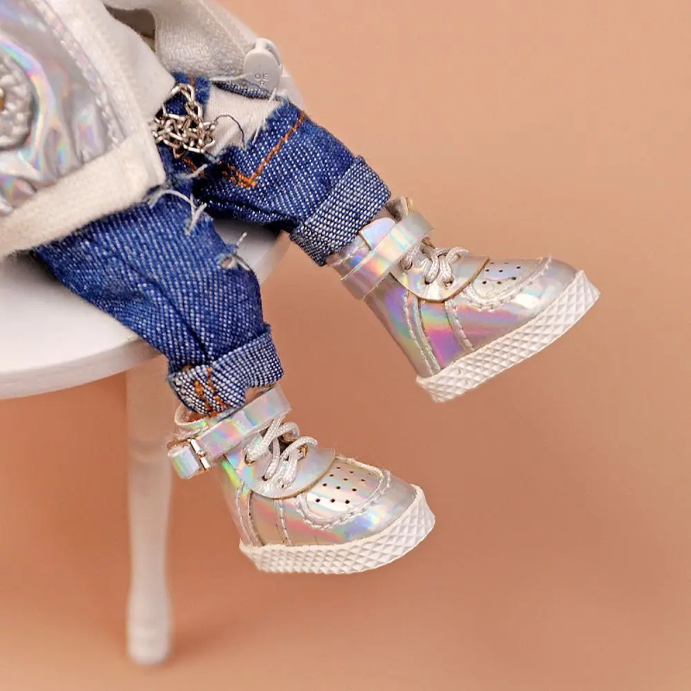 PU Pop Sportschoenen Mode Geschikt Mode Sneakers 5 Kleuren DIY Pop Speelgoed Voor 1/11 OB11 Poppen/voor 1/12 BJD Poppen