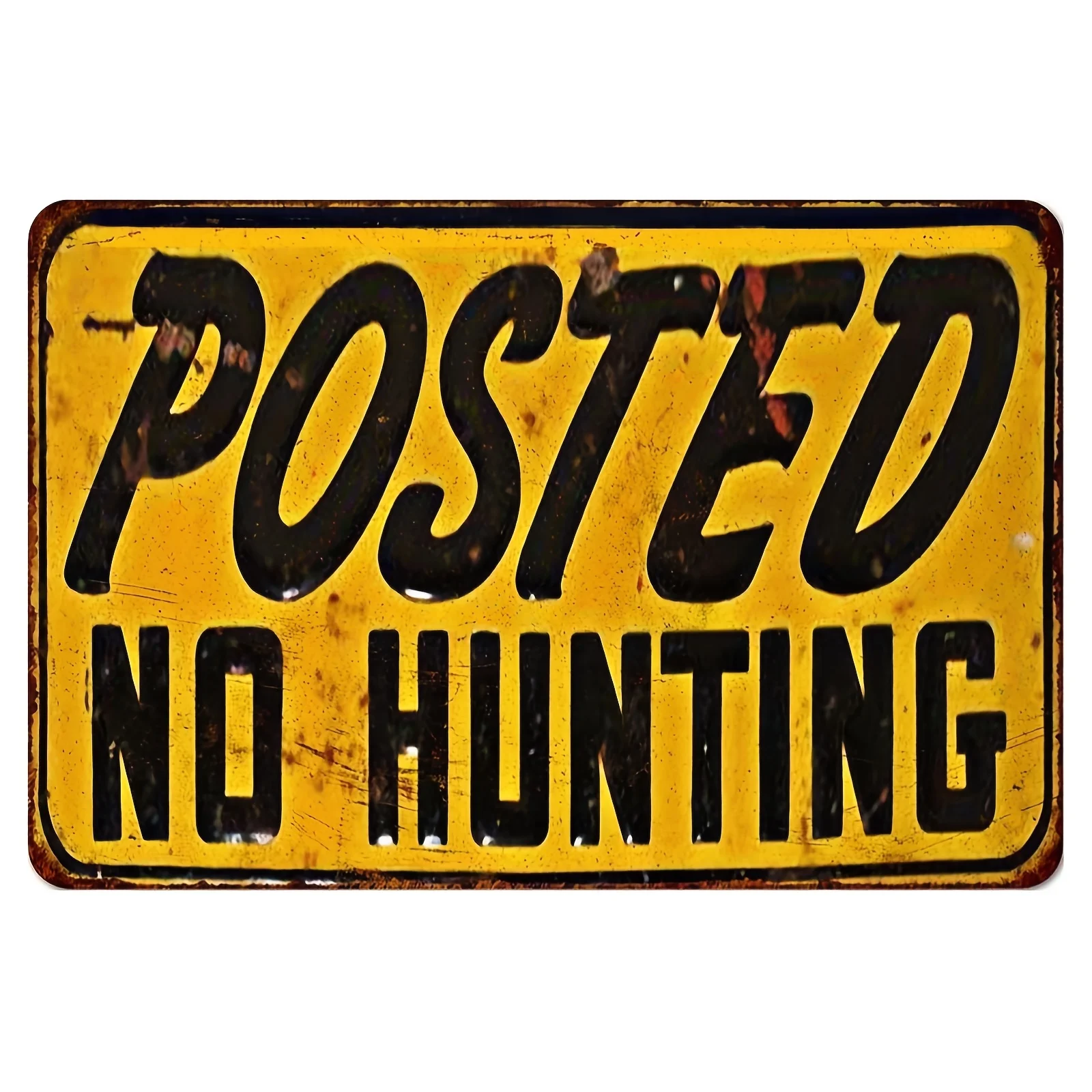 Vintage Metal Sign, 8*12 Inch, Eclectic Style Wall Hanging Decorative Plaque, High Gloss, No Power Needed, Multipurpose