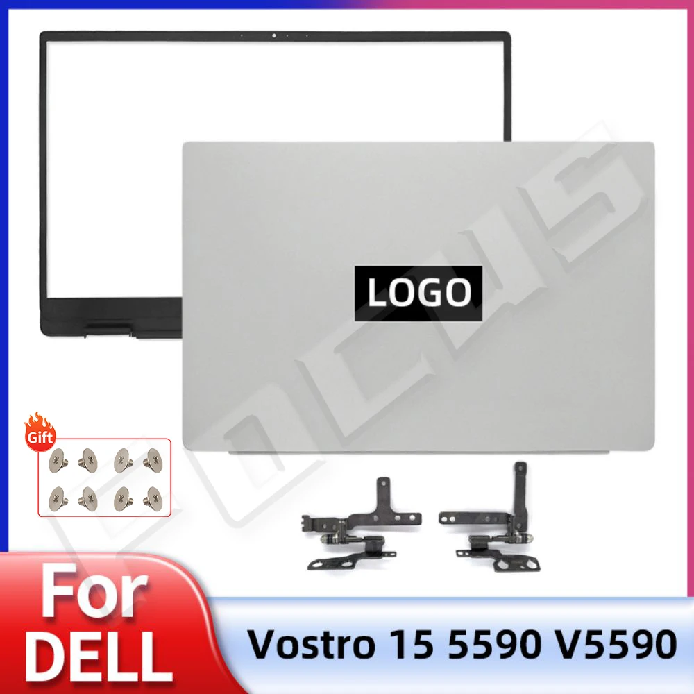 

Новинка, задняя крышка ЖК-дисплея для Dell Vostro 15 5590 V5590, петли передней панели, задняя верхняя часть, серебристая