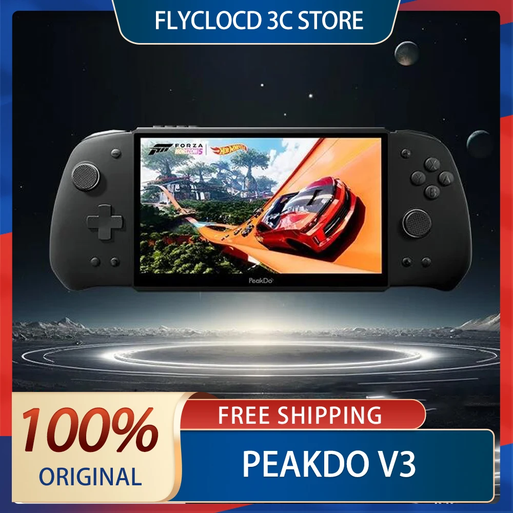

Peakdo V3 Game Console 6inch 120HZ 1920*1080 IPS Touchscreen Custom 7000mAh Handheld Game Consoles Support Streaming Gifts