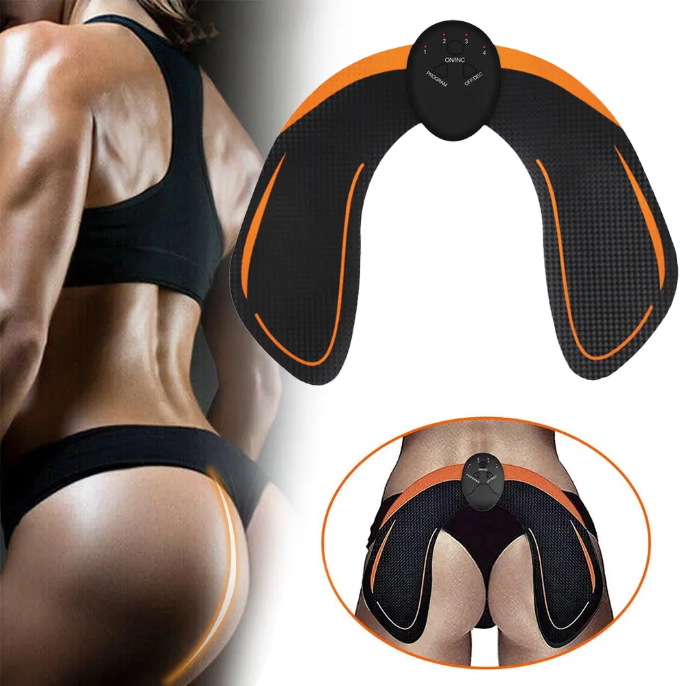 EMS Hip Trainer 6 Modes Muscle Stimulator Massage Machine Abs Fitness Butt Lift