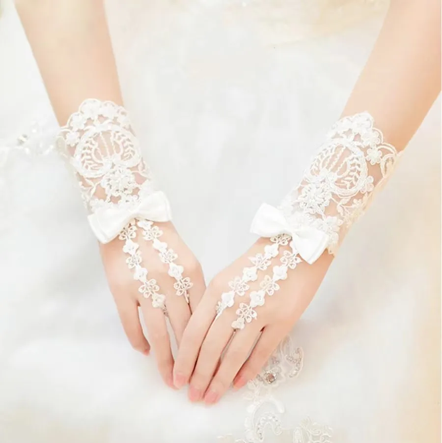 

Elegant Cheap Wedding Gloves Women Lace Guantes Guantes Largos Mujer Matrimonio Guantes Para Mujer Gloves Women 2025