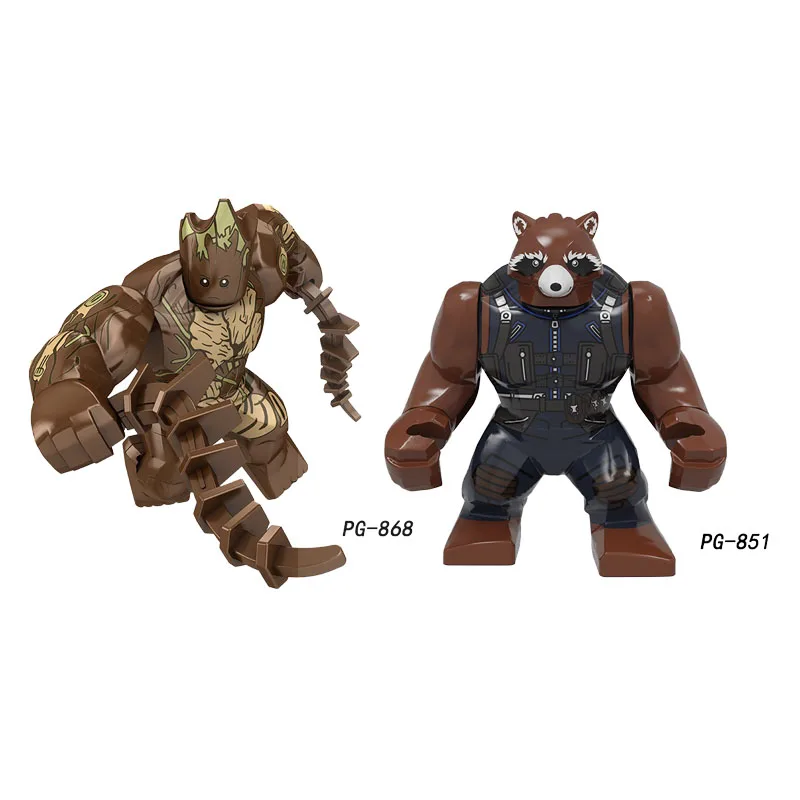 Marvel Mini bonecas de bloco de construção, figura Anime, super-herói DIY, brinquedo de bloco de construção montado, presente infantil, 2 peças