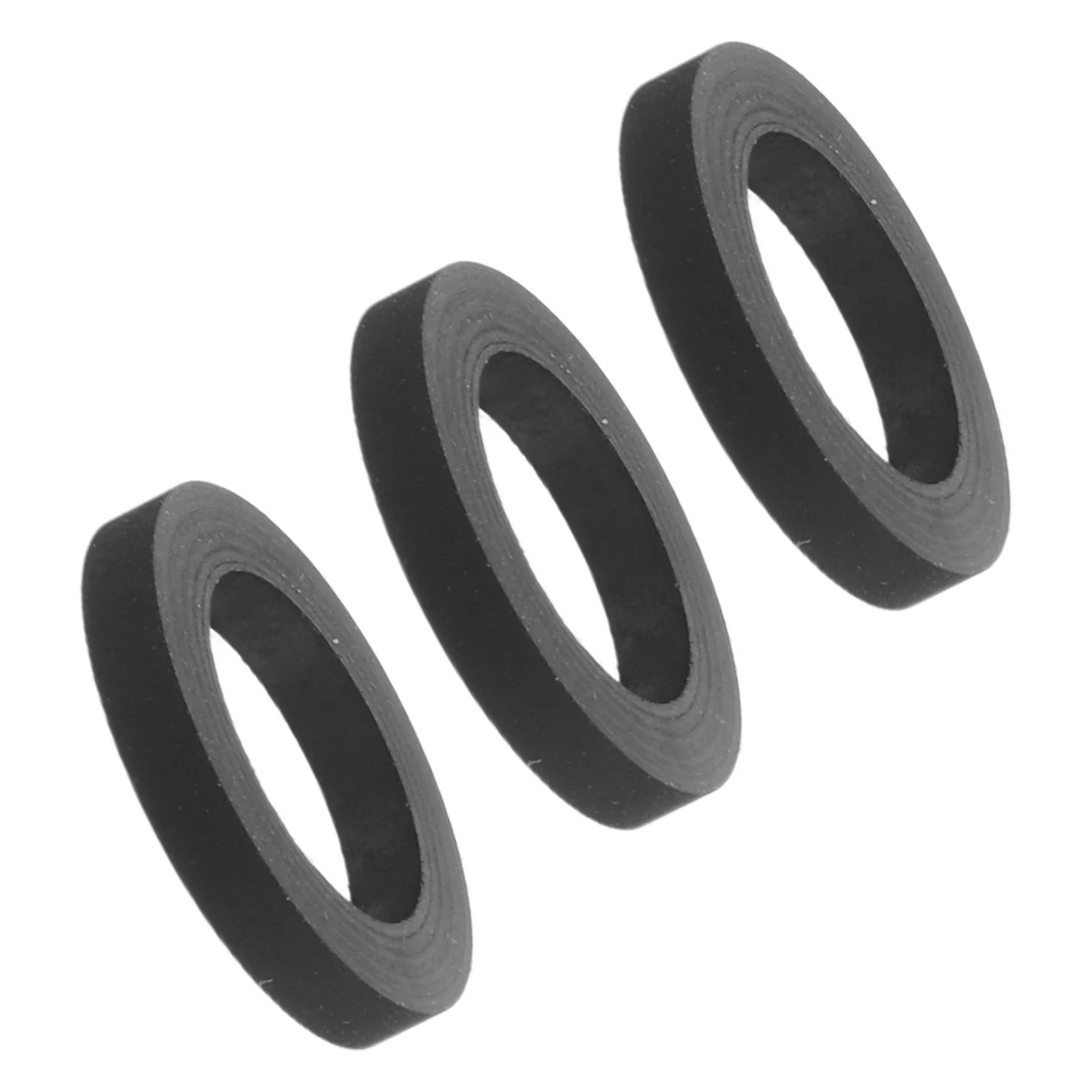 3pcs 9.5Mm 14.8Mm 2.1Mm Cassette Tape Machine Belt Rubber Drive Belt For Recorder Turntable Repair Replacement Idler Pulley