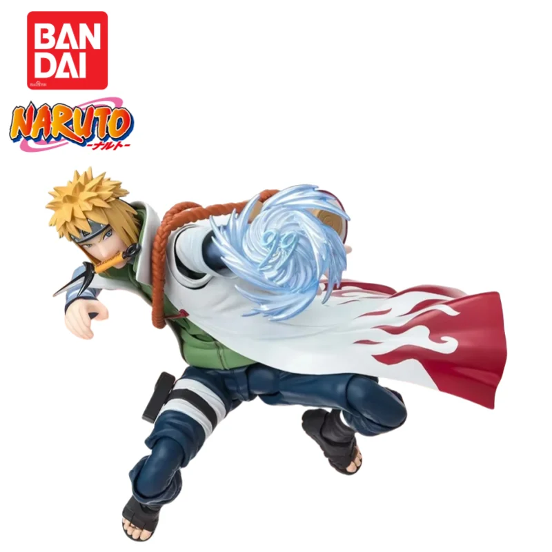 

In Stock Original Bandai Naruto S H Figuarts 100% Genuine Namikaze Minato Action Figure Model Figurine Ornaments Holiday Gifts