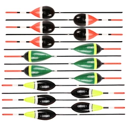 FREE FISHER Fishing Collection Bobbers 30pcs Cork Floats Buoy Lighted Balsa Wood Fishing Floats Kit 2g+3g+3g 17.5cm/18.5cm