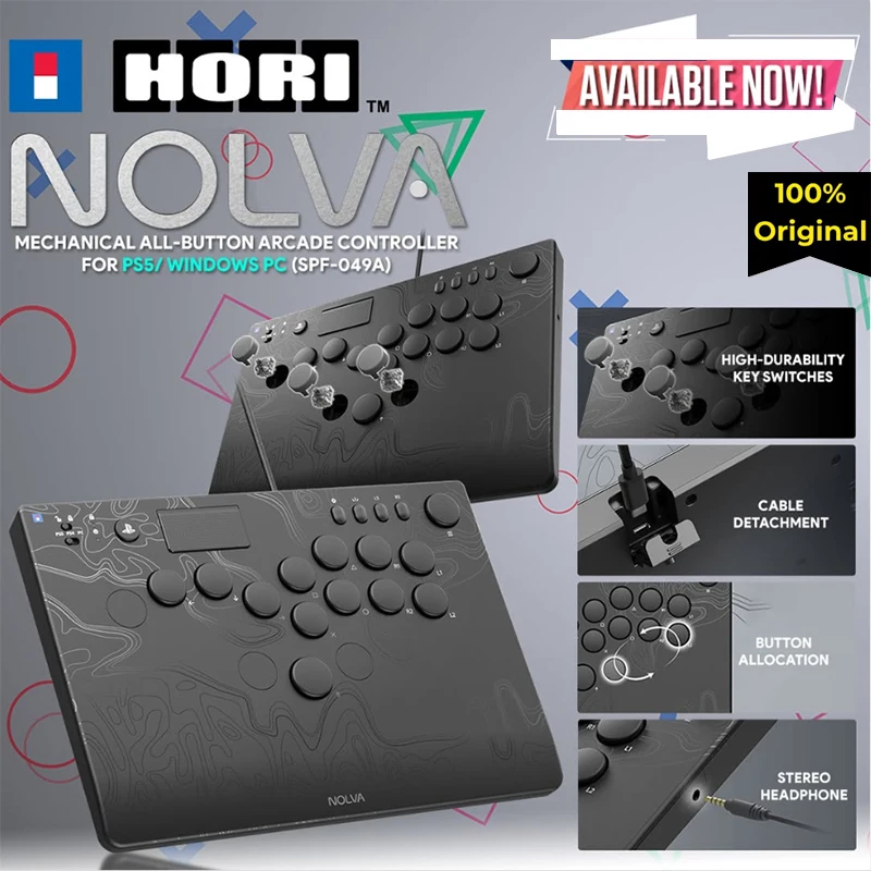 Why the Hori Nolva Mechanical All-Button Arcade Controller Is My Go-To mechanical controller pc for Competitive Fighting Games on Windows 10/11 and PS5