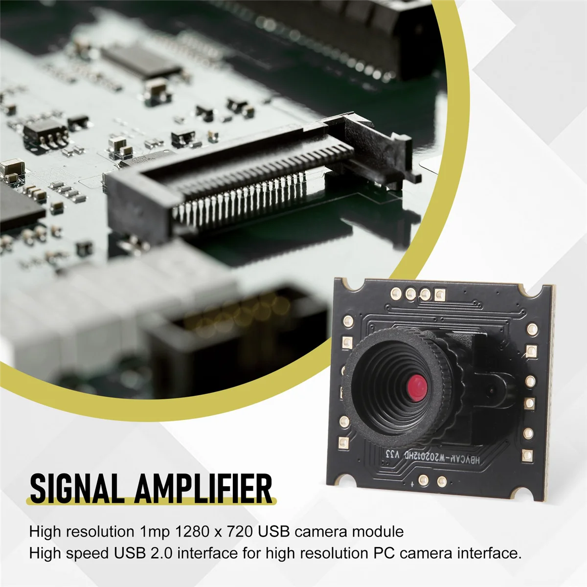 

USB-модуль камеры OV9726 CMOS 1MP 50-градусный объектив USB-модуль IP-камеры для оконной системы Android и Linux B20