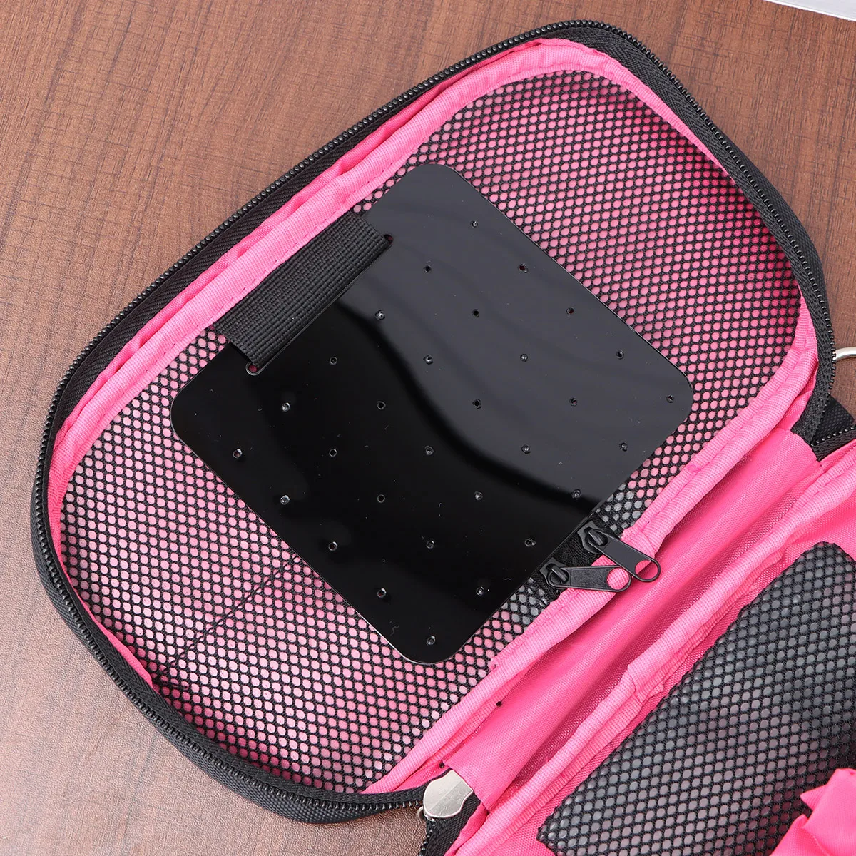 

Chic Jewelry Organizer Bag Compact Travel Case for Necklaces Earrings and Accessories