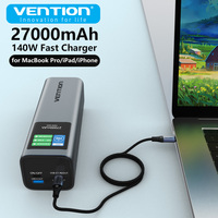 Vention Power Bank 27000mAh 140W Fast Charger Portable Powerbank Station for Laptop Spare Battery for MacBook Pro Xiaomi Samsung