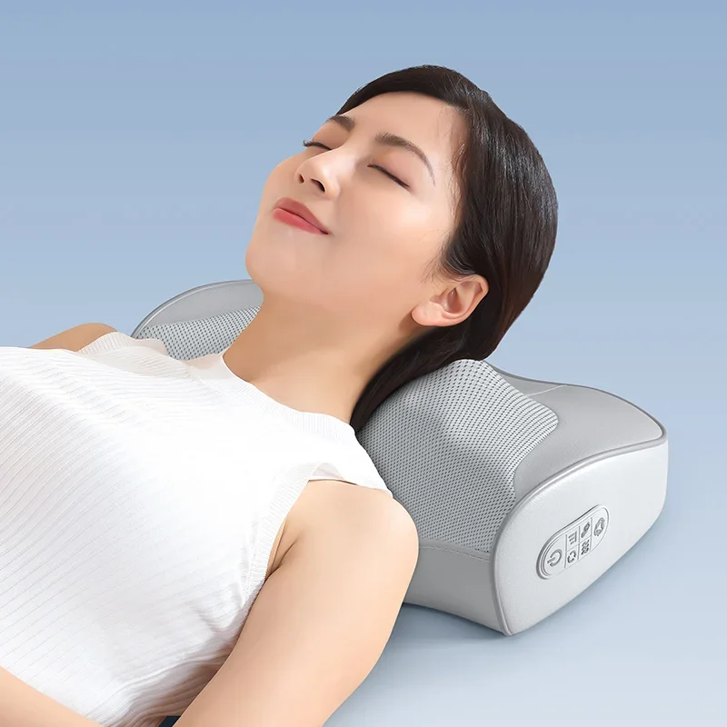 2024 chiropractor new Electric Deep Massager with Rolling Kneading Heat Shiatsu Shoulder Neck back massager Pillow neck massage