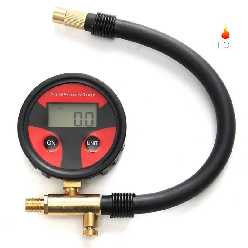 0-200 PSI Digital Tire Pressure Gauge LCD Backlight LED Digital Tire Pressure Gauge Pressure Gauge for Car Pressure Tester